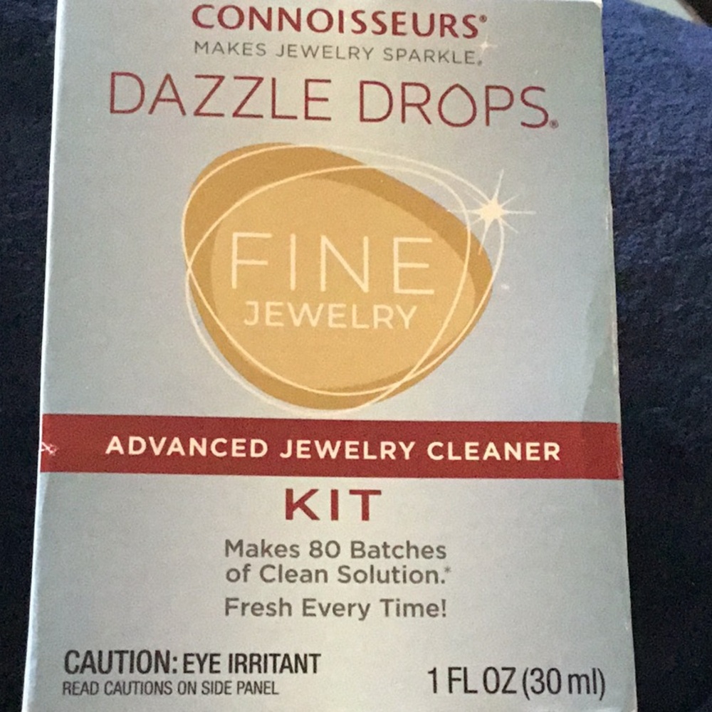 Connoisseurs Dazzle Drops Advanced Jewelry Cleaner Kit ~ makes 80 batches ~ NEW